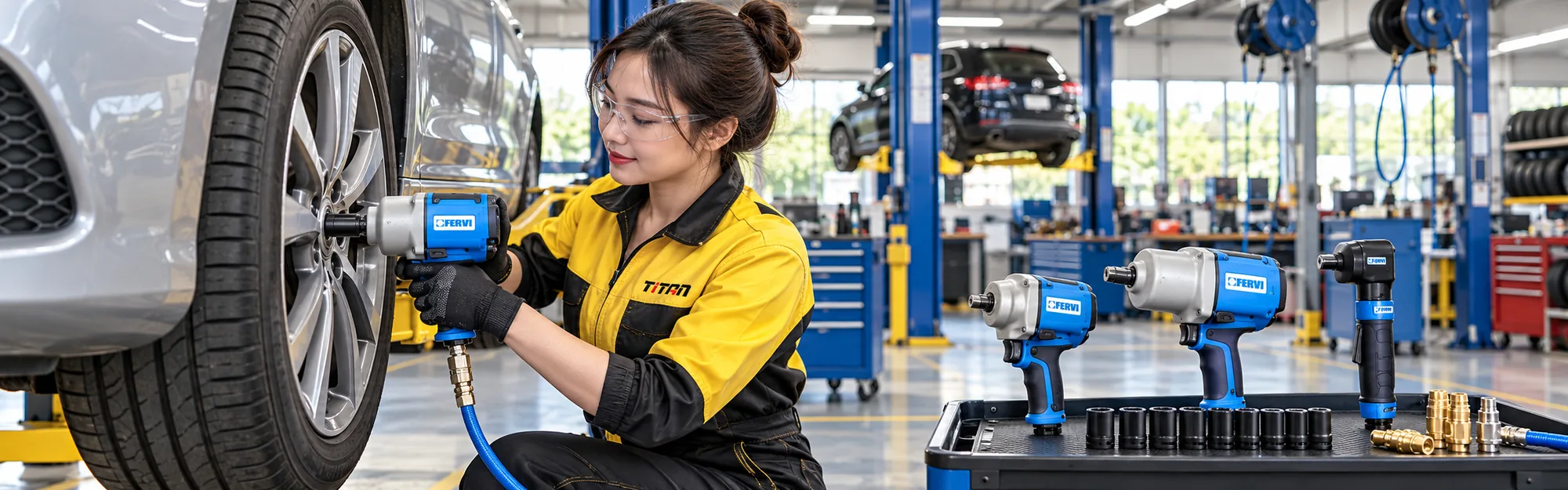 Máy xiết ốc bằng khí nén FERVI