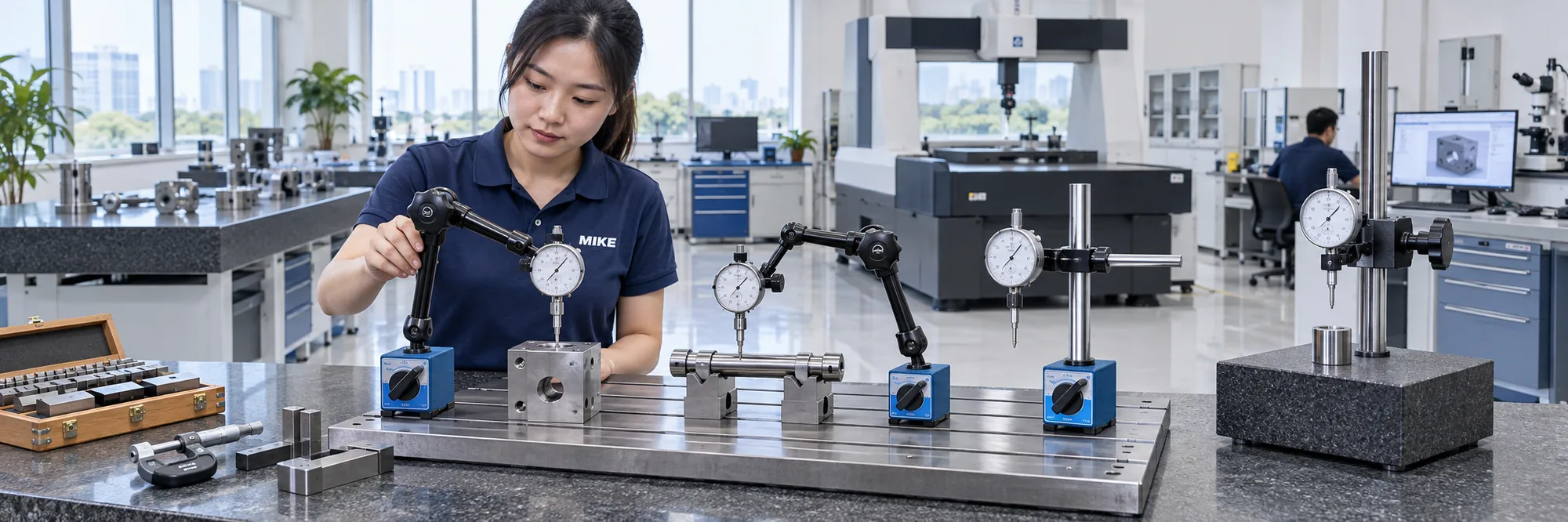 Đế gá đồng hồ so trong đo lường cơ khí
