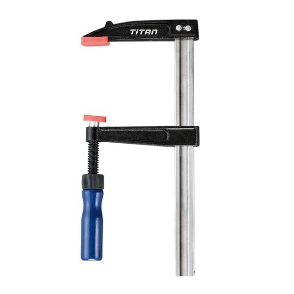 Cảo kẹp gỗ chữ F dòng FERVI 0167, tay vặn bằng gỗ, nhập từ Ý.