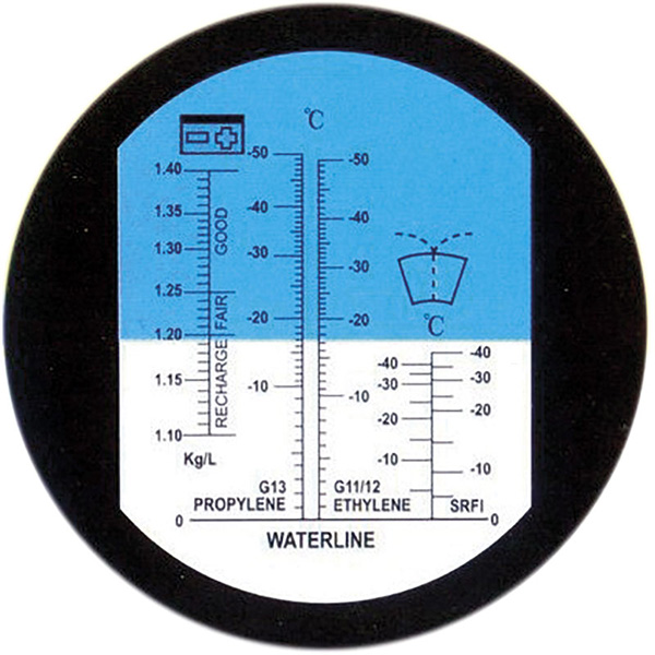 Khúc xạ kế FERVI 0312 đo điểm đông đặc chất làm mát -50°C đến 0°C thumbnail 2