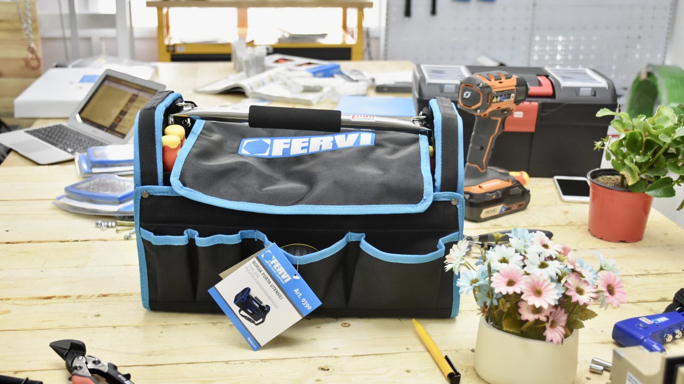 ngăn phía trước túi đựng đồ nghề 0390 - FERVI