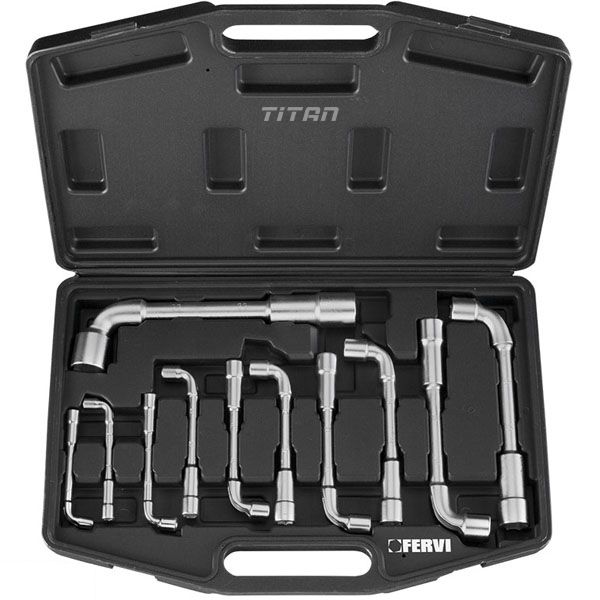 Bộ tuýp ống điếu 13 chi tiết FERVI 0393, 6-22mm vuông 1/4"