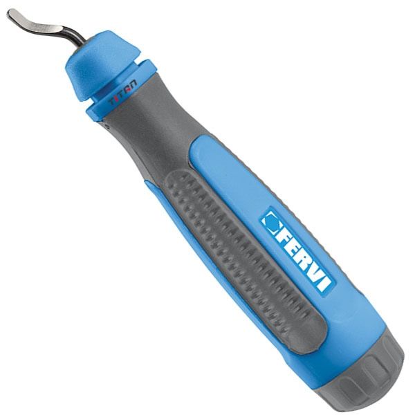 Dụng cụ gọt ba vớ ống FERVI 0411, lưỡi bằng thép gió HSS