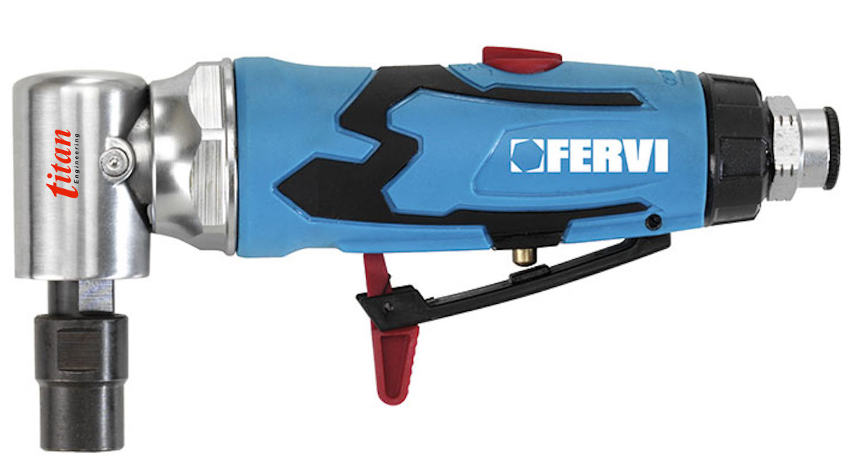 Máy mài trụ bằng khí nén đầu cong 90 độ FERVI