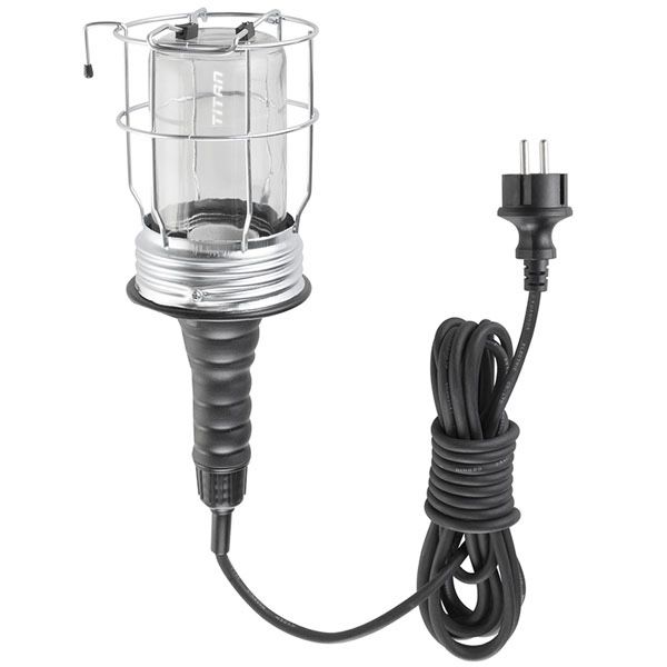 Đèn công cụ cầm tay FERVI 0429, chiếu sáng công trình E27