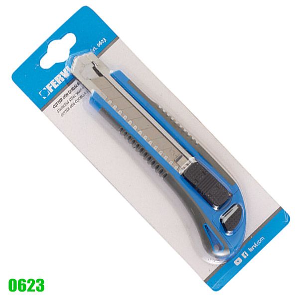 Dao rọc giấy 3 lưỡi 0623, rộng 18mm FERVI Italia