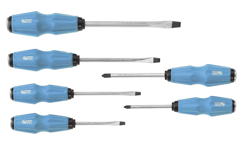 Bộ tô vít 6 cây dẹt và pake 0633 FERVI Italia