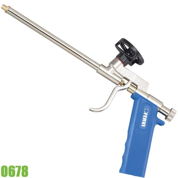 Súng bắn keo bọt FERVI 0678, chiều dài tổng 290 mm