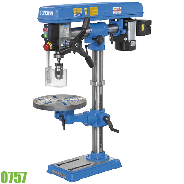 Máy khoan bàn 0757 trụ thân chính ∅70mm, bàn máy tròn ∅290mm