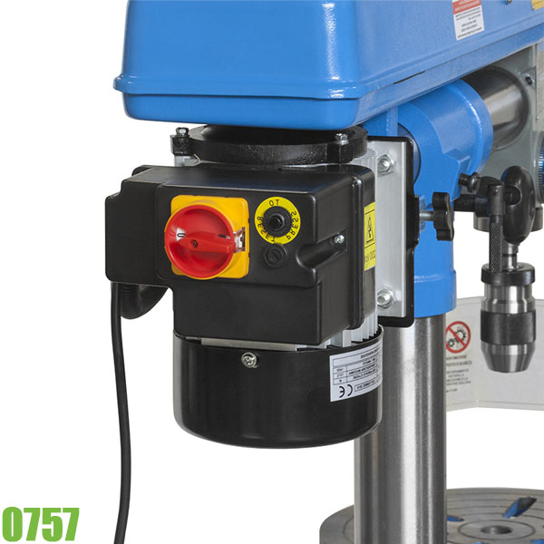 Máy khoan bàn 0757 trụ thân chính ∅70mm, bàn máy tròn ∅290mm thumbnail 2