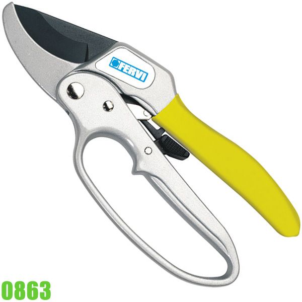 Kéo cắt cành FERVI 0863 trợ lực cán nhôm Ø24 mm