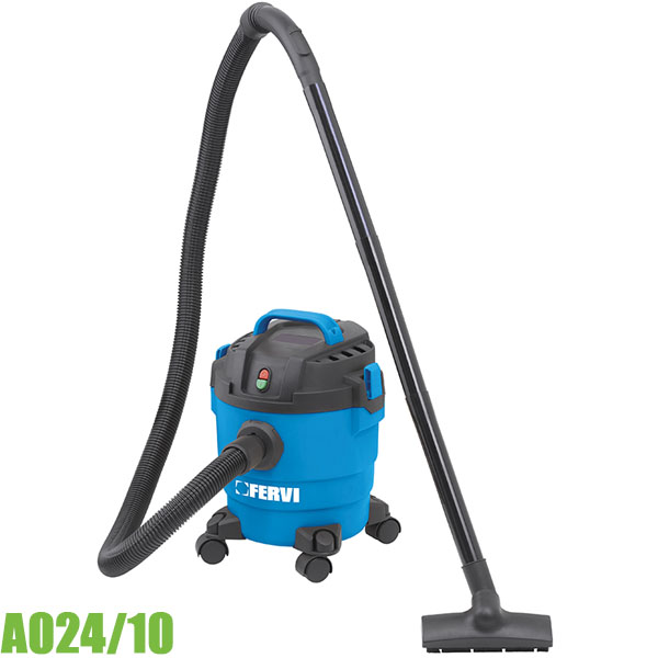 Máy hút bụi công nghiệp A024/10, dung tích 10L. FERVI Italia