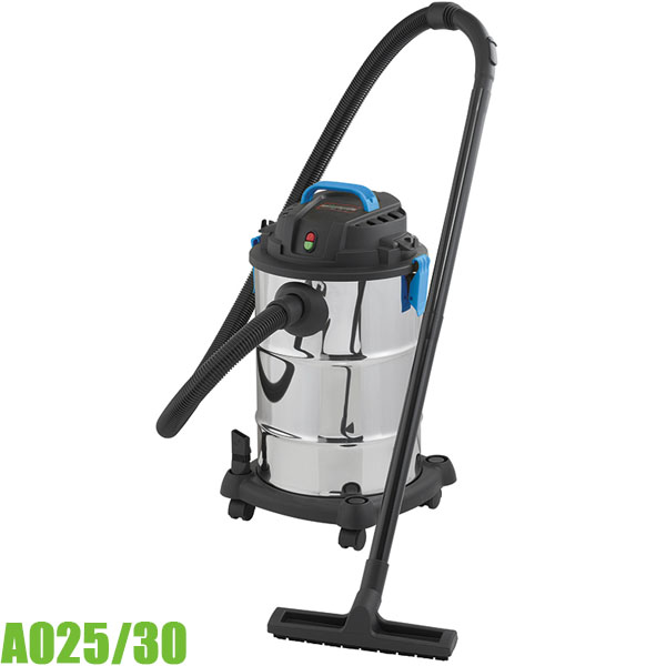 Máy hút bụi công nghiệp A025/30, dung tích 30L. FERVI Italia