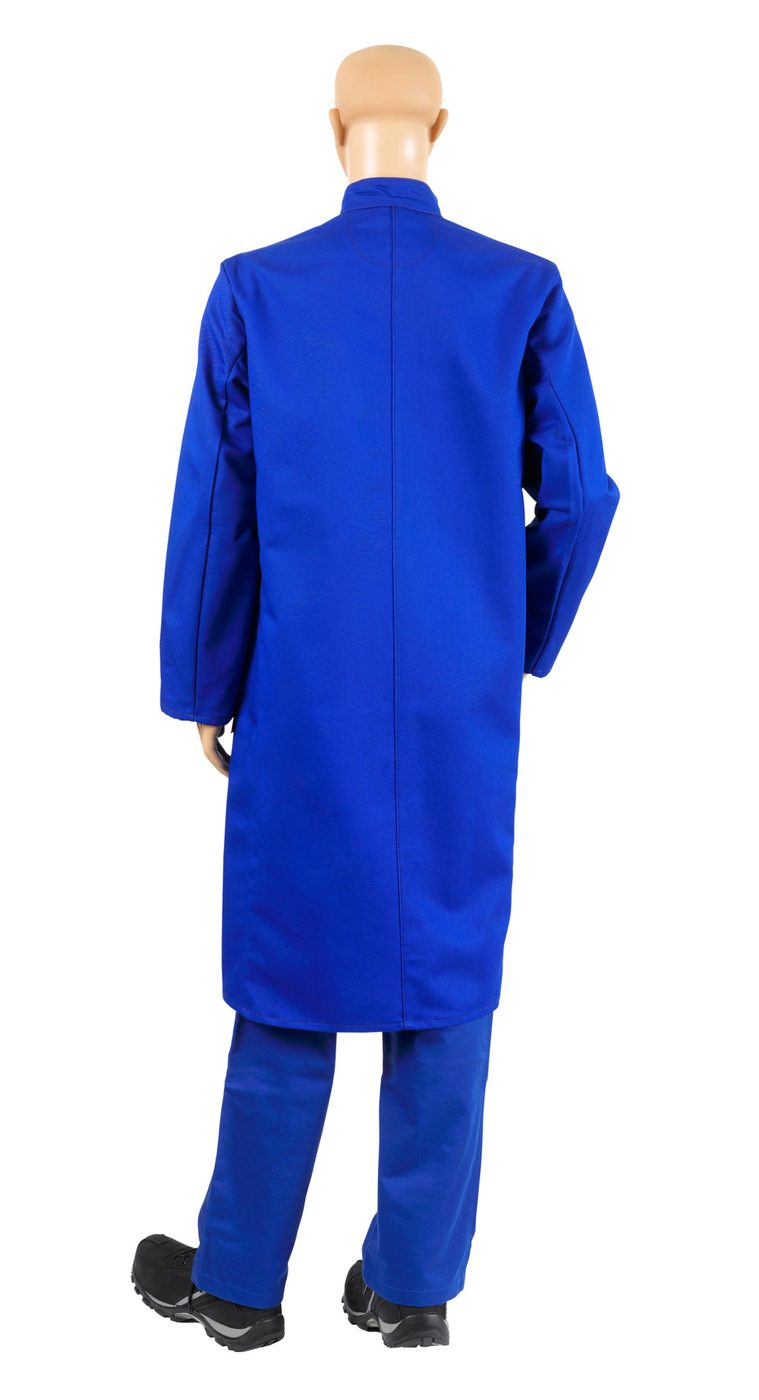 Áo khoác làm việc màu xanh, size 56 thumbnail 3