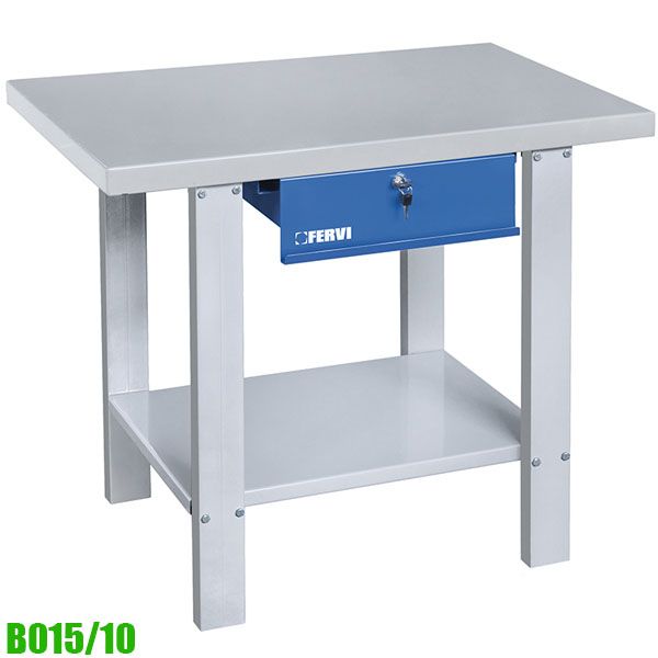 Bàn nguội 1 ngăn kéo khóa, 1000 x 640 x 865h mm. Fervi B015/10