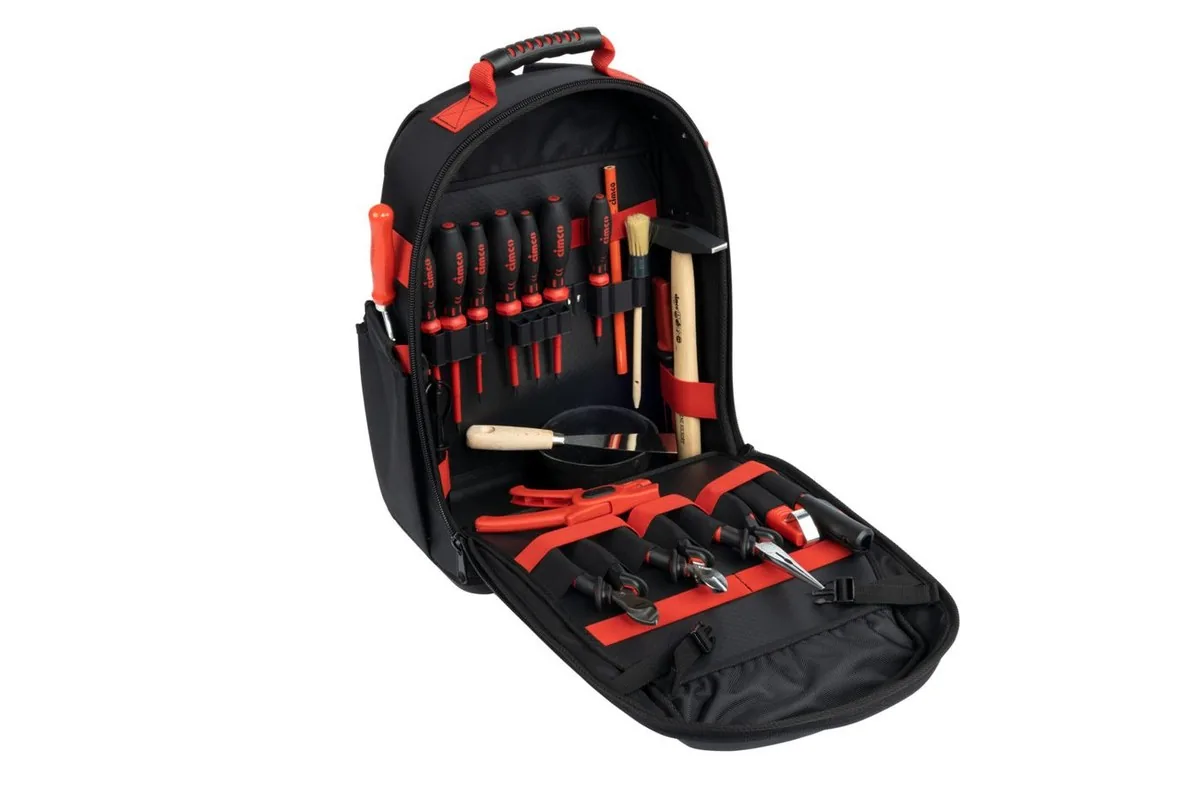 Ba lô dụng cụ điện Ergo Starter 30 dụng cụ CIMCO 170400 kích thước 370 × 210 × 490 mm thumbnail 2