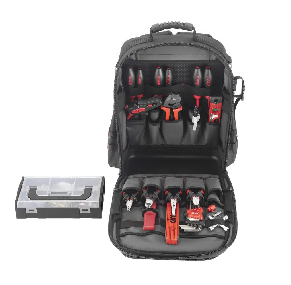 Ba lô đựng dụng cụ điện Ergo-XL30 kèm bộ 31 dụng cụ CIMCO 170426 tích hợp L-BOXX Mini thumbnail 2