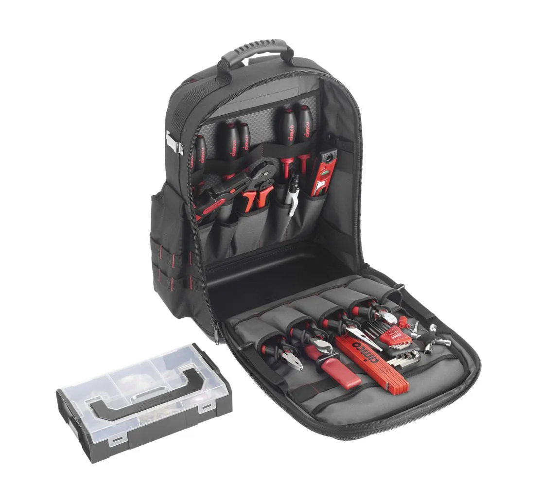 Ba lô đựng dụng cụ điện Ergo-XL30 kèm bộ 31 dụng cụ CIMCO 170426 tích hợp L-BOXX Mini thumbnail 3