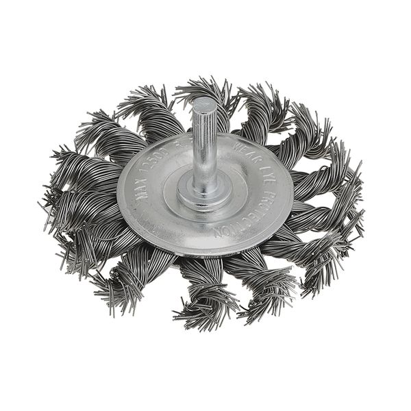 Bàn chải nút xoắn có trục