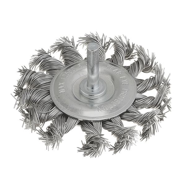 Bàn chải nút xoắn có trục