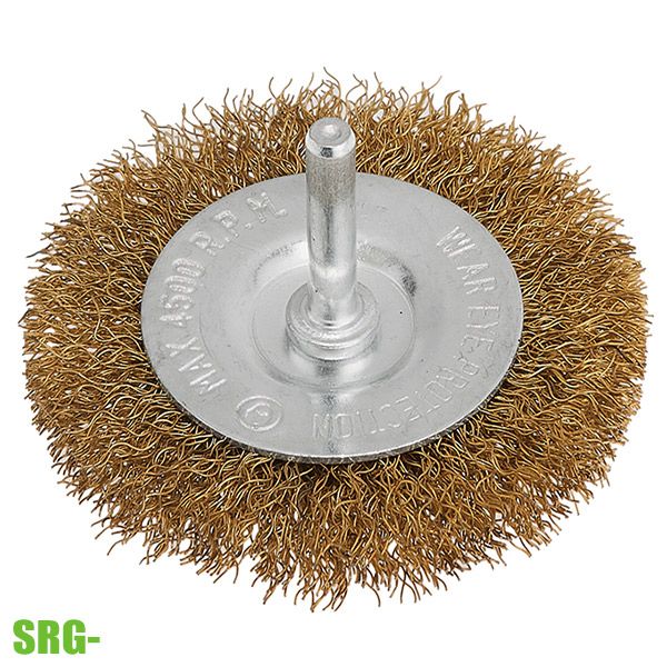 Đĩa cước thau đánh gỉ SRG, chuôi tròn 6mm Fervi Italia