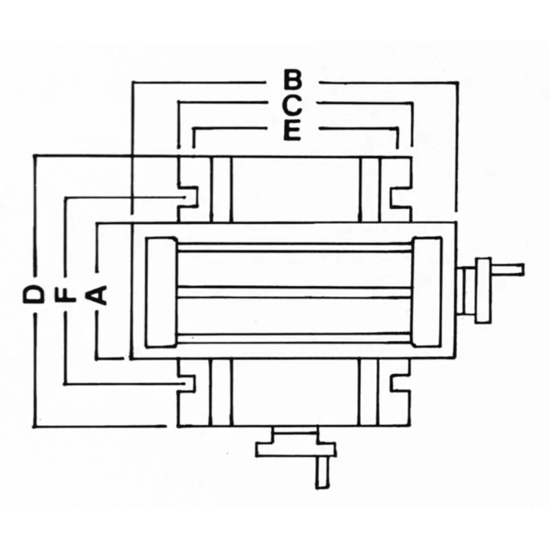 CROSS WORKING TABLE FERVI T013 WITH COOLANT CHANNELS thumbnail 2