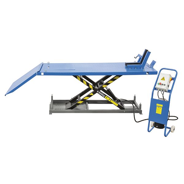 Bàn nâng xe máy điện-hydraulic