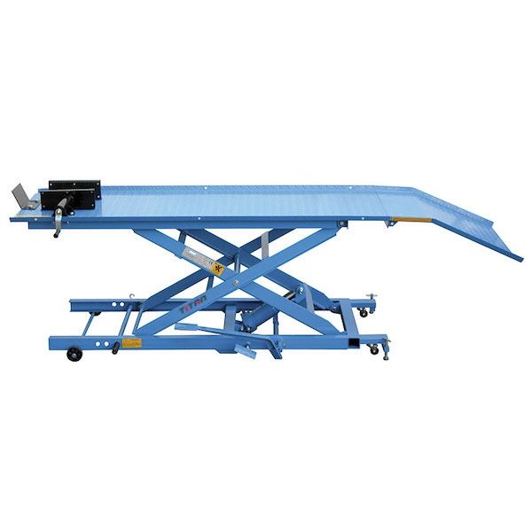 Bàn nâng xe máy bằng thủy lực S008M tải trọng 400kg, 1825x660mm