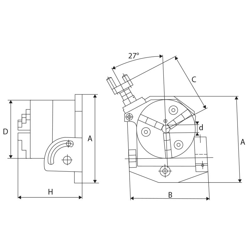 Bàn xoay nghiêng có kẹp thumbnail 3