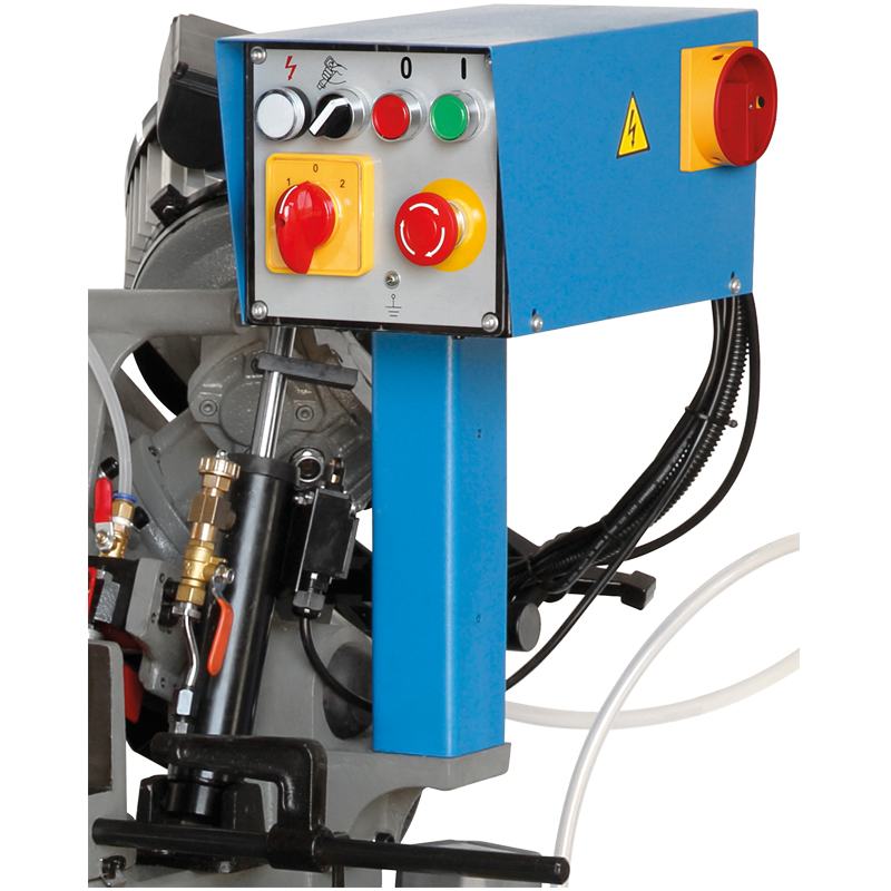 METAL BAND SAW WITH MANUAL AND GRAVITATIONAL HYDRAULIC FEED thumbnail 3