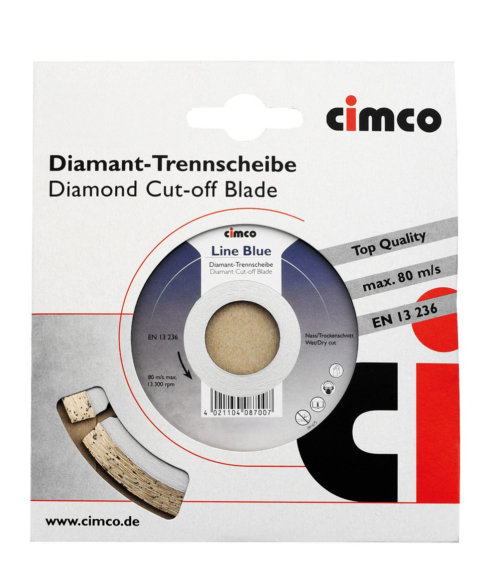 Bánh cắt DIAMANT LINE BLUE, Ø 125 mm