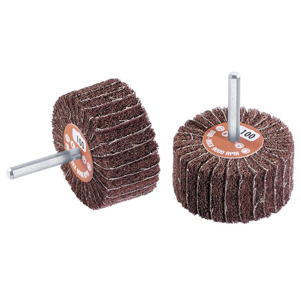 Chồi chà vải FERVI RGM040/20F, không dệt hỗn hợp, có trục, đánh bóng, làm sạch