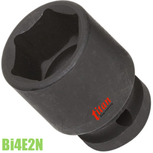 Đầu tuýp đen 6 cạnh Bi4E2N, vuông 3/4", dùng cho máy xiết ốc.