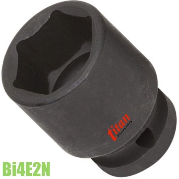 Đầu tuýp đen 6 cạnh Bi4E2N, vuông 3/4", dùng cho máy xiết ốc.