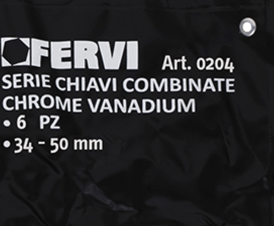 Bộ chìa khóa vòng miệng 34-50mm FERVI 0204