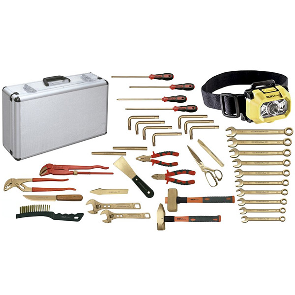 Bộ dụng cụ 38 chi tiết, hợp kim Cu-Be chống cháy nổ