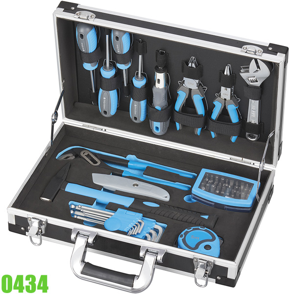 Bộ dụng cụ bảo dưỡng FERVI 0434, 54 chi tiết