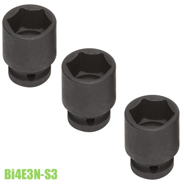 Bộ impact socket le 35-41-46mm đầu vuông 3/4 inch