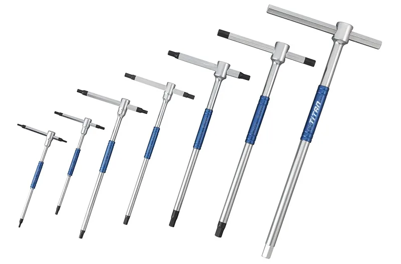 Bộ lục giác 7 cây tay cầm chữ T xoay 3 đầu FERVI 0190