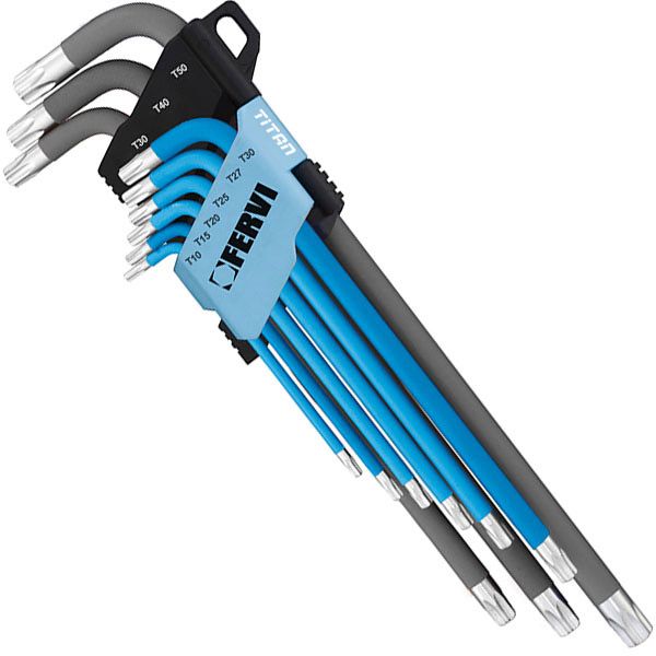 Bộ lục giác sao 9 cây có lỗ và nam châm, Fervi 0545/TF từ T10-T50