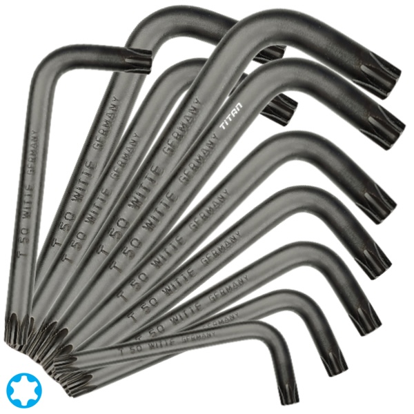 Bộ lục giác đầu bông WITTE 394BSR14 gồm 14 cây