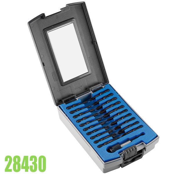 Bộ mũi vít đa năng 28430 gồm hộp nhựa 21 chi tiết dòng Impact WITTE
