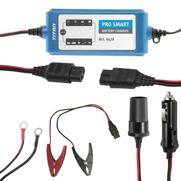 Bộ sạc bình điện FERVI 0478, sạc tất cả các loại ắc quy chì xe máy ô tô