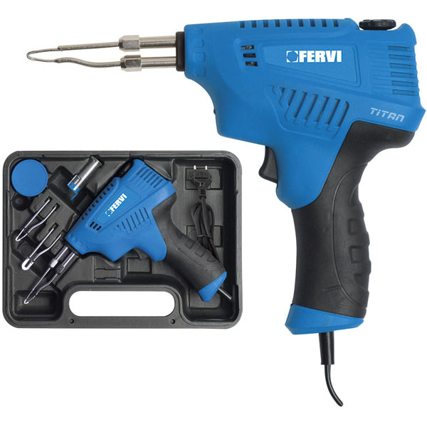 Bộ súng hàn chì nhanh FERVI 0443, 200W, max 500 độ C