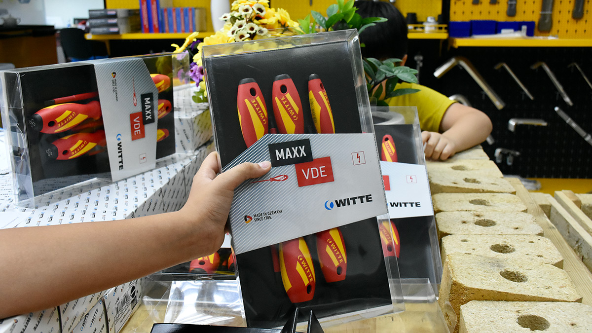 bọ tua vít 2 cây bake 3 cây dẹt 653741 hàng Đức