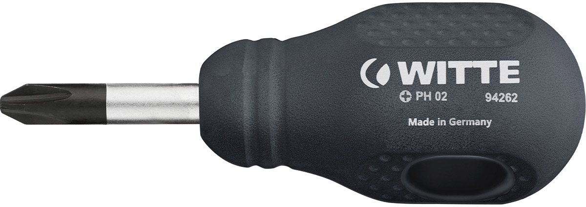 94260-Tua vít 4 cạnh loại ngắn, tua vít lùn lưỡi 25mm Maxx Witte