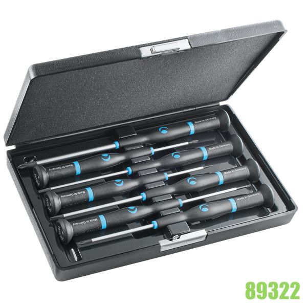 Bộ tua vít WITTE 89322, gồm 7 cây, hộp nhựa, thợ sửa điện tử