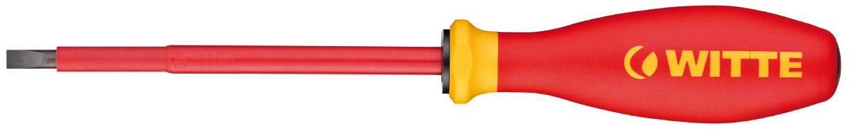 tua vít dẹt đầu bo mảnh 74051 Witte