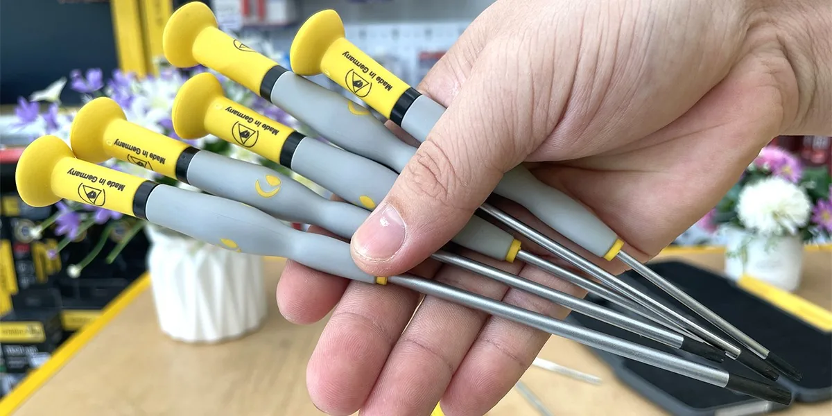 Bộ tua vít điện tử đầu sao chống tĩnh điện ESD WITTE 8945SET T5-T20