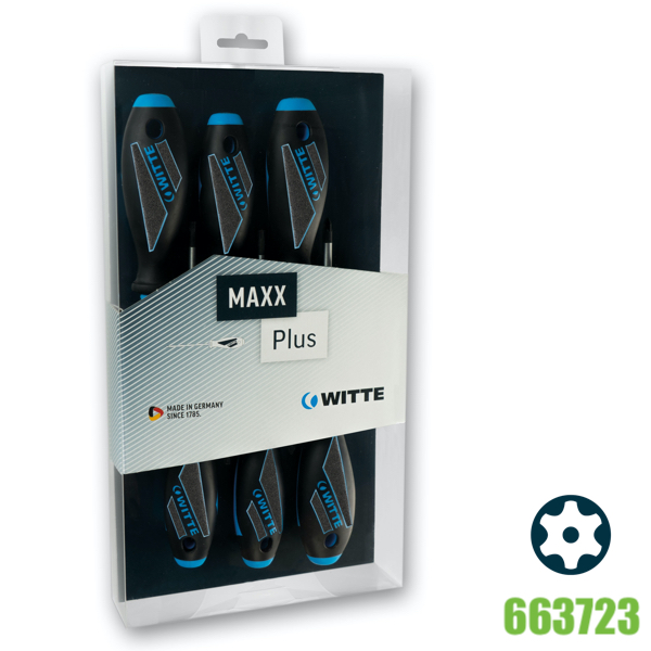 Bộ tua vít đầu sao có lỗ WITTE 663723, gồm 6 cây thumbnail 2